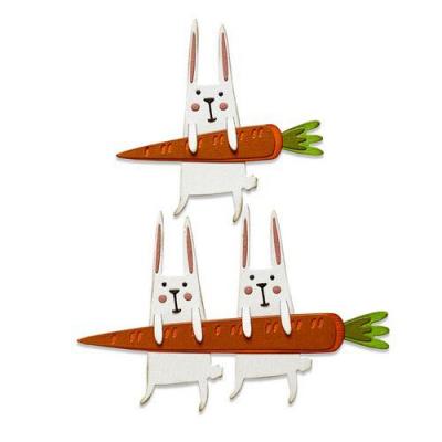 Sizzix Thinlits Die Set - Carrot Bunny